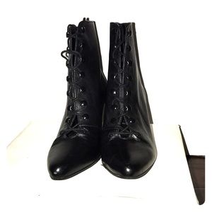 Black laced boots